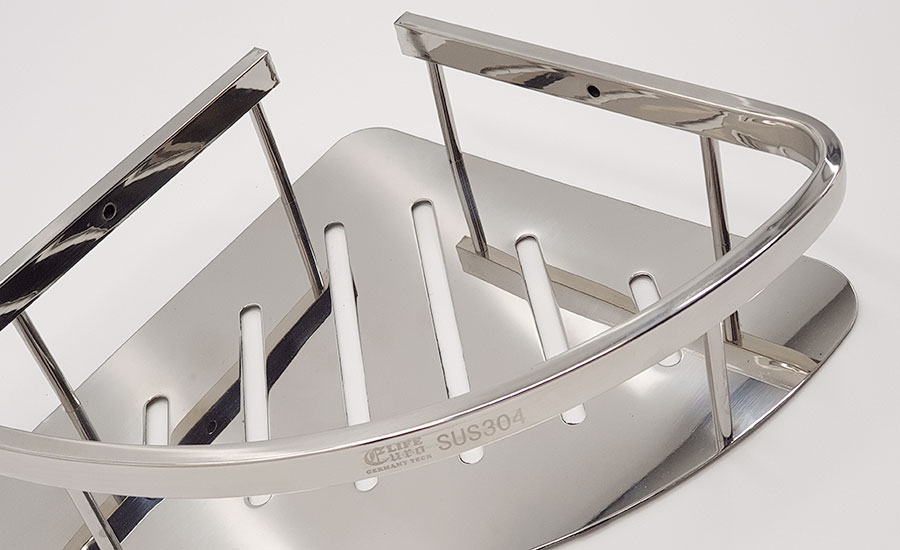 Kệ góc đơn phòng tắm Inox SUS 304 Eurolife EL-KG1