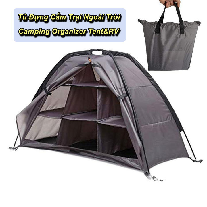 Tủ Đựng Cắm Trại Ngoài Trời Camping Organizer Tent&amp;RV - Home and Garden