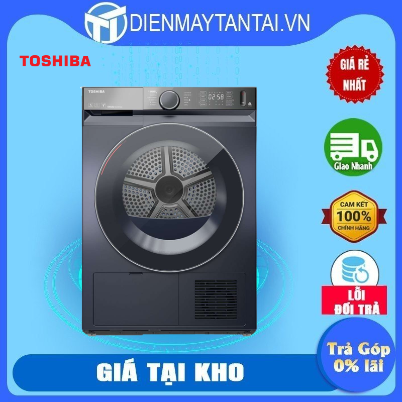 Máy sấy bơm nhiệt Toshiba 10 kg TD-BK110GHV(MK) - Hàng chính hãng