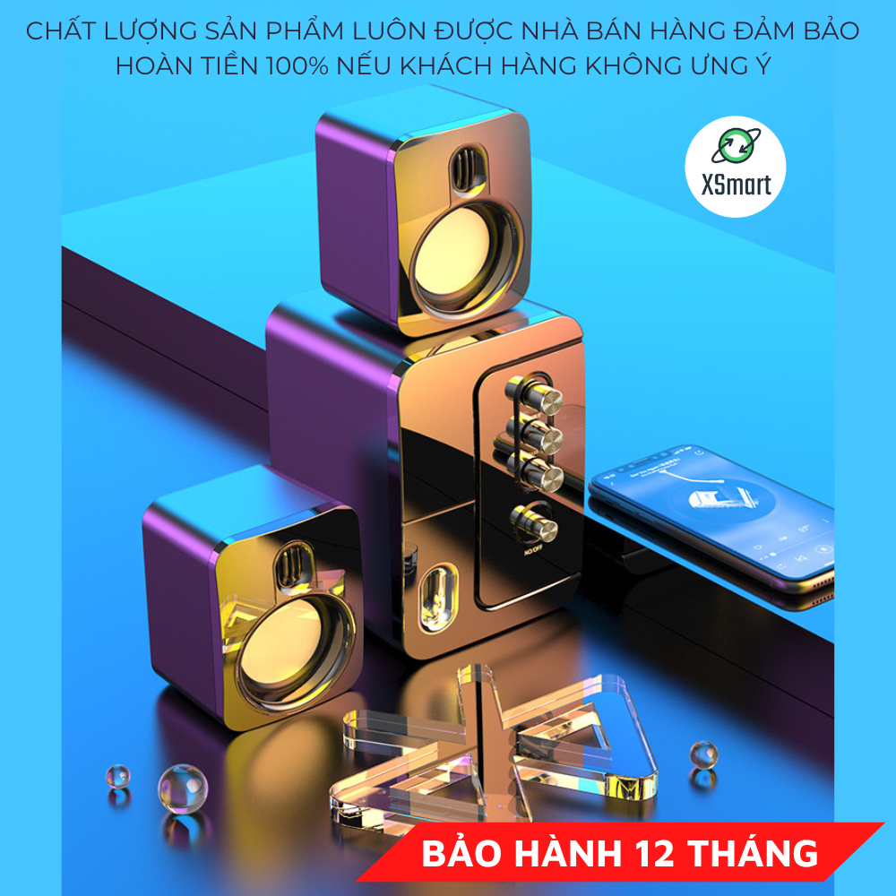 Loa Vi Tính 2.1 Ziyou Z5 Âm Thanh Vòm 3D Stereo Bass Hay Có thể Tùy Chỉnh Bass Treble, Nghe Nhạc Xem Phim Cực Thích, Tương Thích Với Nhiều Thiết Bị Laptop, Pc, Điện Thoại-Hàng Chính Hãng