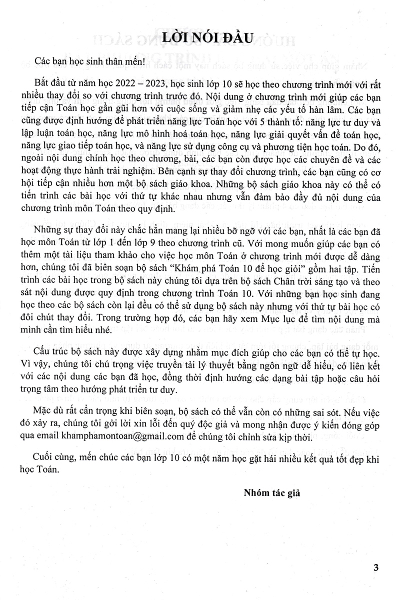 Hình ảnh Sách tham khảo- Khám Phá Toán 10: Để Học Giỏi - Tập 2 (Dùng Kèm SGK Chân Trời Sáng Tạo)_HA