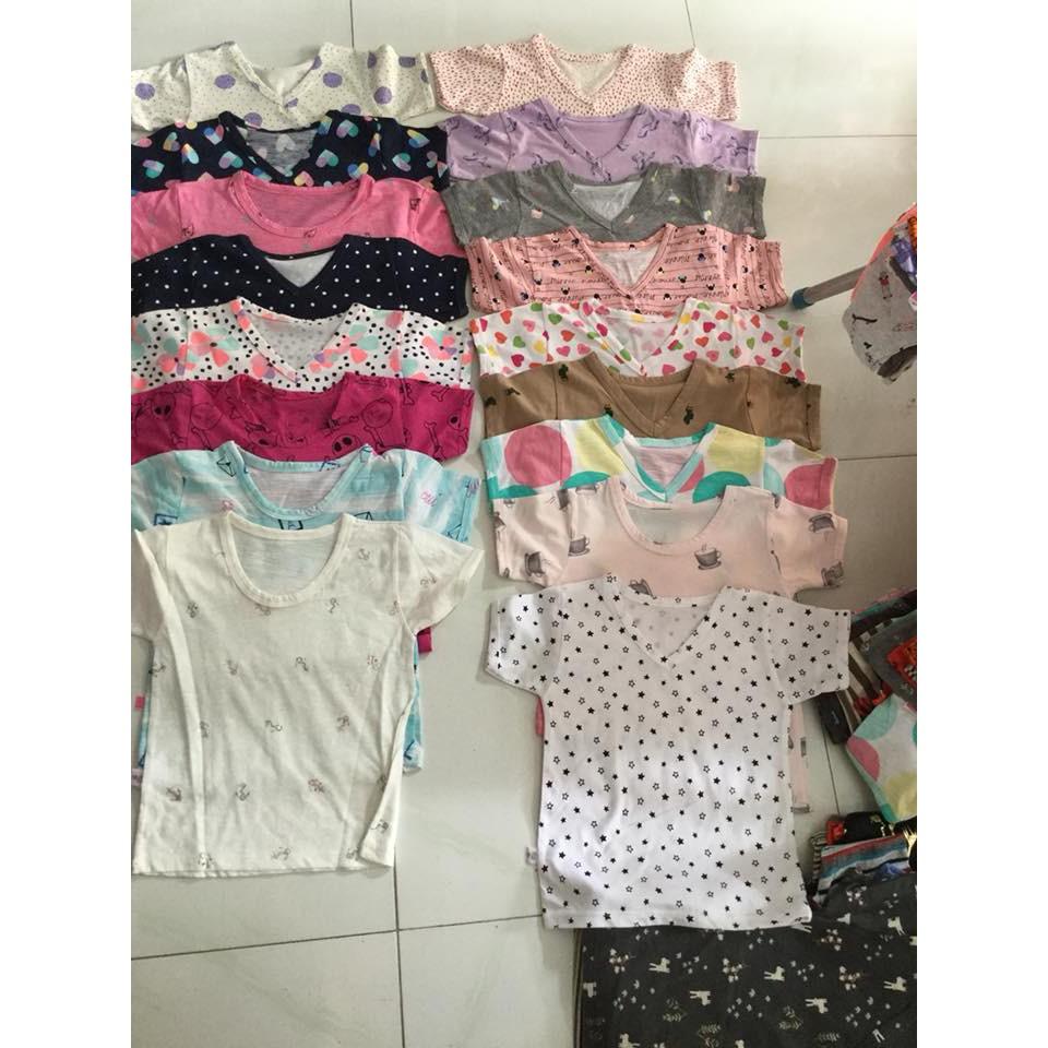 sET 3 ÁO THUN  NHIỀU HOA VĂN FROM BODY BÉ GÁI - SIZE 1-7 bé từ 7 -33kg