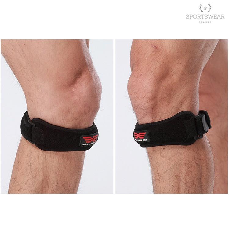Đai đeo đầu gối tập gym thể thao bảo vệ khớp gối chân v3 Sportswear Concept giảm chấn thương thoải mái đàn hồi