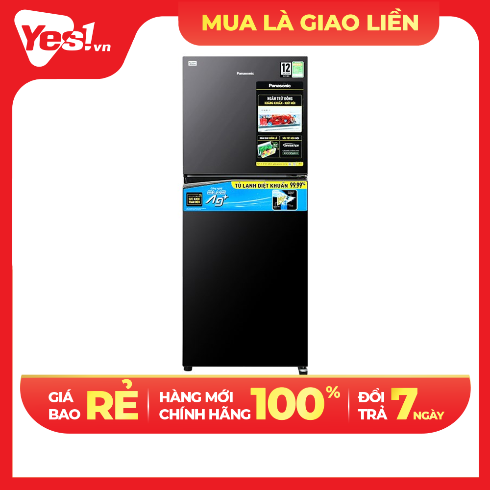 Tủ lạnh Panasonic Inverter 306 lít NR-TV341VGMV - Hàng Chính Hãng