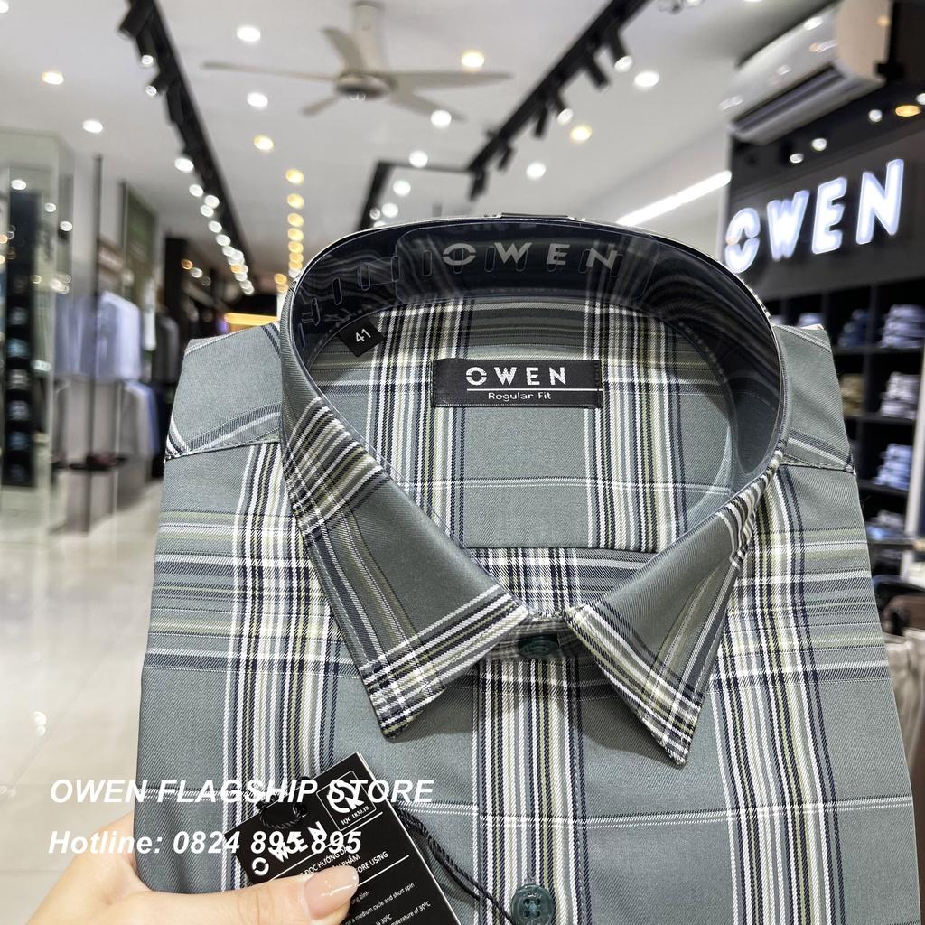 Áo Sơ mi Owen nam dài tay dáng Regular mềm mịn mát Mã AR220937DT
