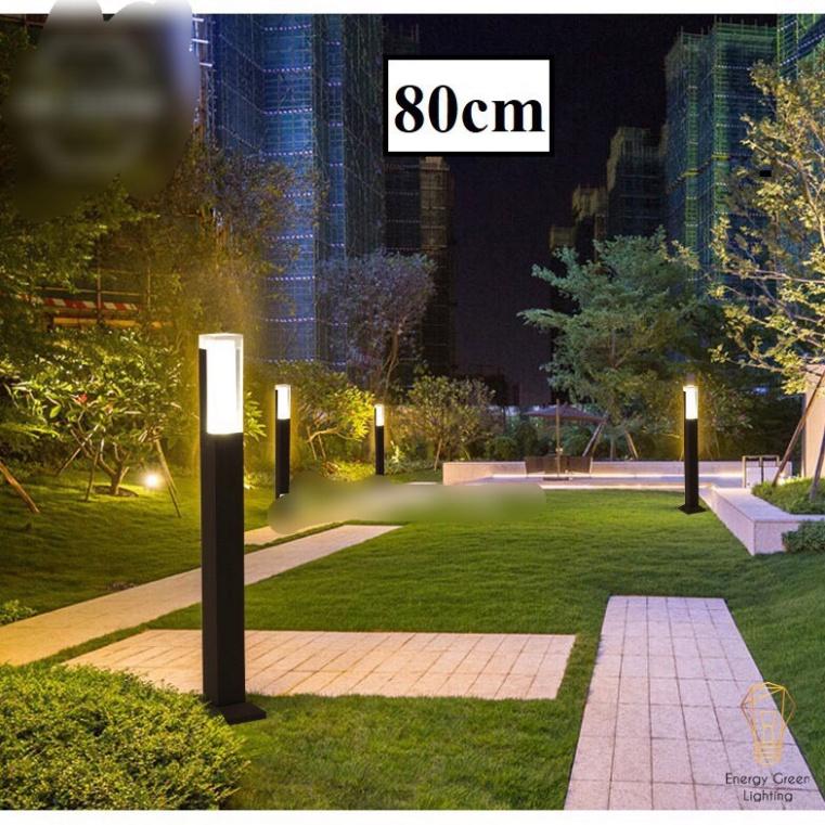 Đèn Cột vườn cửa 7w không thấm nước DSV-1168 80cm - Led Siêu Sáng - phát sáng Lối Đi HQ