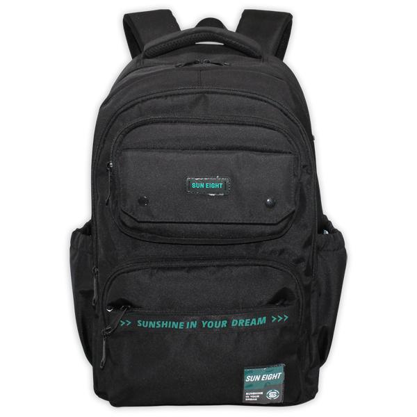 Ba Lô Thời Trang - Sun Eight 8650-A - Màu Đen Và Xanh Lá