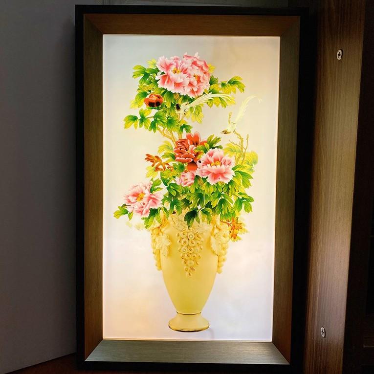 Đèn tranh LED kiểu dáng độc đáo trang trí nhà cửa cao cấp với 3 chế độ ánh sáng .
