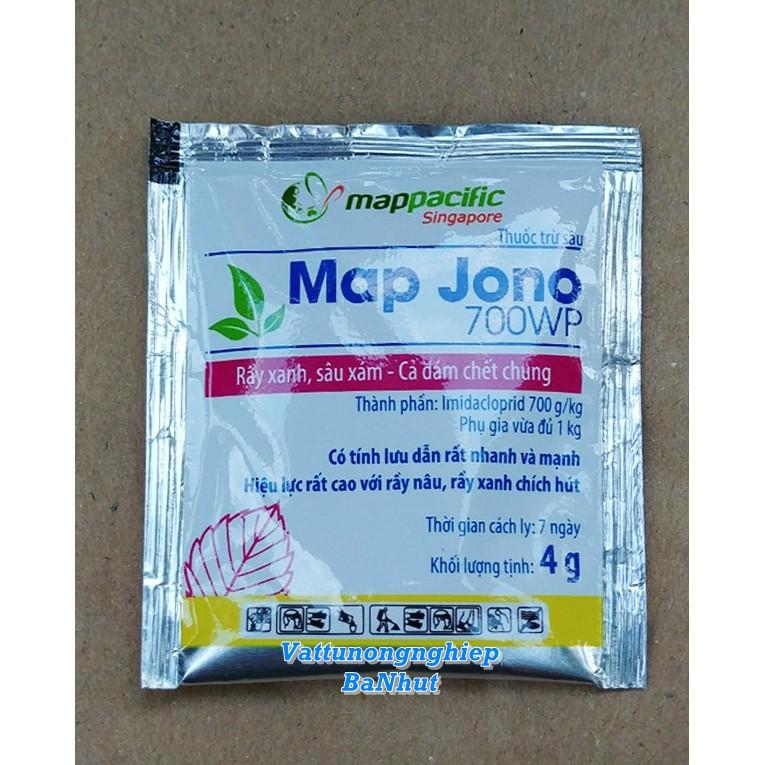 [Combo 10 Gói] Đặc Trừ Rầy Nâu Sâu Xanh MAP JONO 700WP Gói 4G