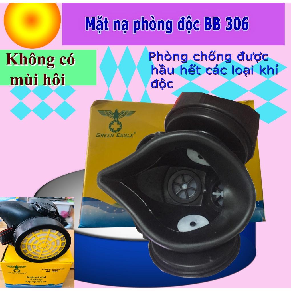 Mặt Nạ Phòng Độc Green Eagle – BB.306 2 Phin Lọc, Có Van Trợ Thở Giúp Thở Nhẹ Nhàng