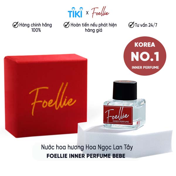 Nước Hoa FOELLIE Hương Hoa Ngọc Lan Tây Inner Perfume Eau De Bebe 5ml