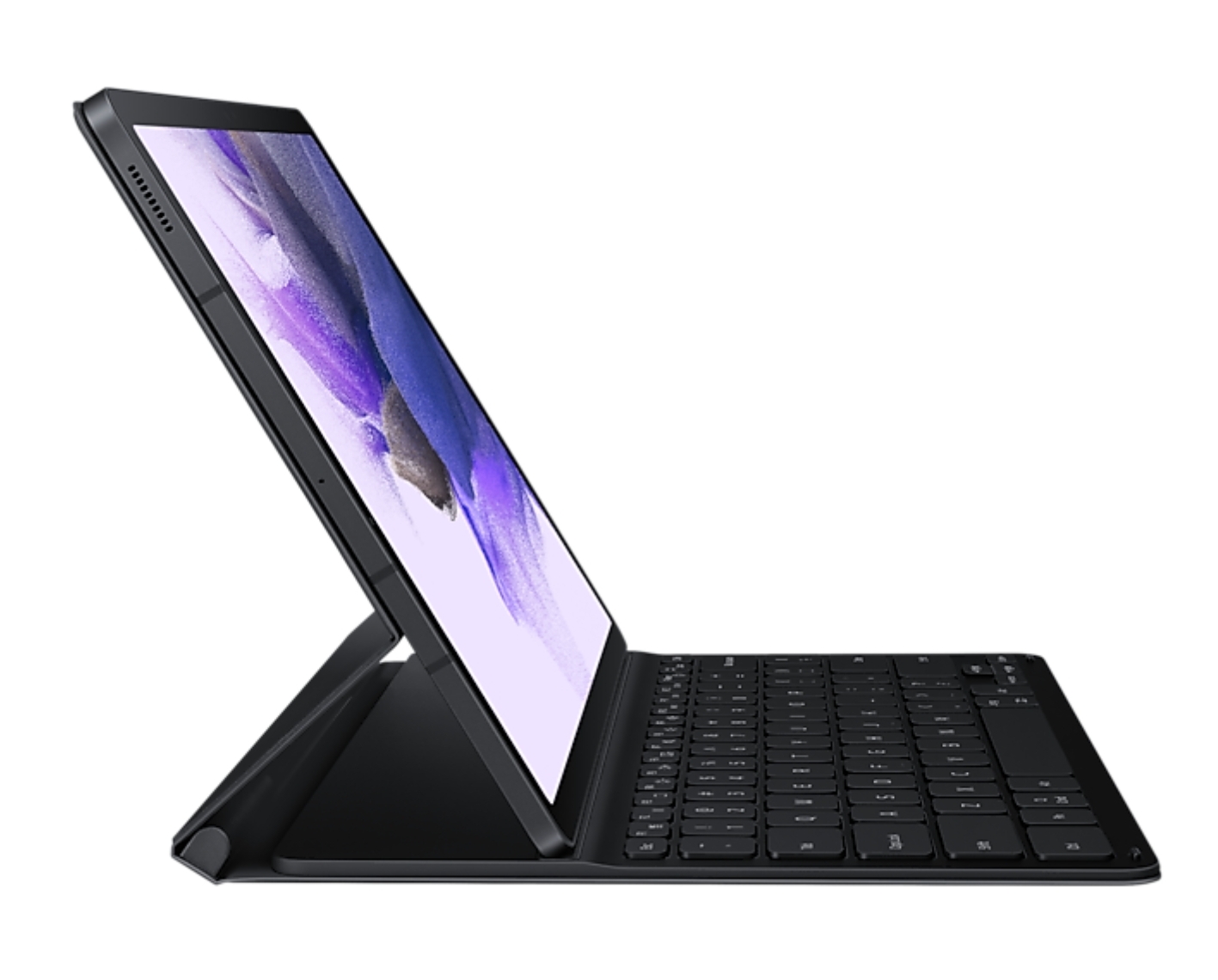Bao Da Kèm Bàn Phím Book Cover Keyboard Slim Cho Máy Tính Bảng Samsung Galaxy Tab S7 Plus S7FE / Tab S8 Plus - Hàng Chính Hãng Nguyên Seal