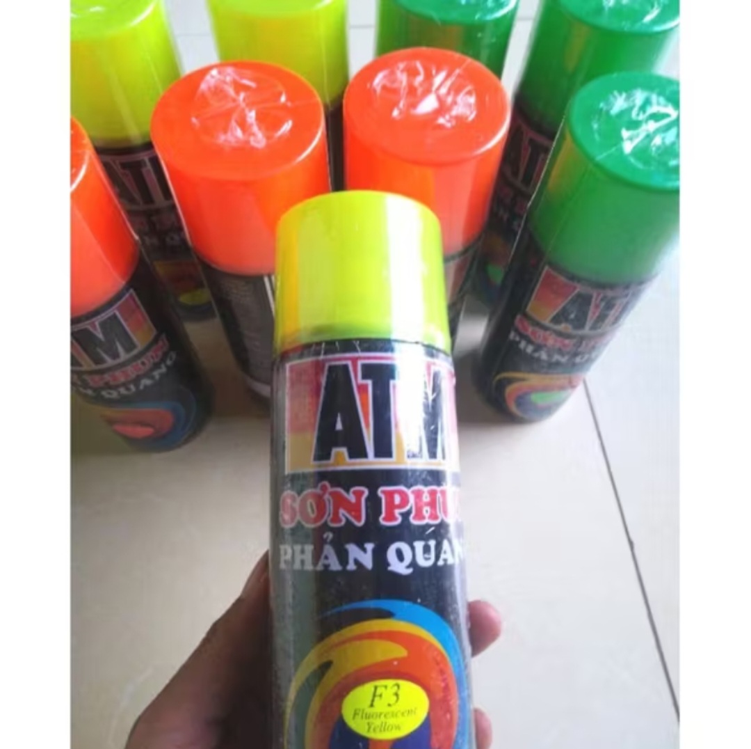 1 CHAI SƠN XỊT SÁNG MÀU PHẢN QUANG TRANG TRÍ CỰC ĐẸP MẪU SẮC RỰC RỠ HÀNG CHUẨN CHẤT LƯỢNG