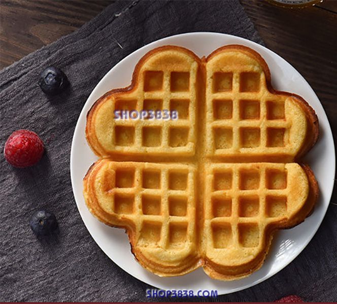 Khuôn Làm Bánh Waffle Trái Tim Chống Dính Nướng ( Loại Đổ Ra Bánh Dày ) Hàng VNCLC