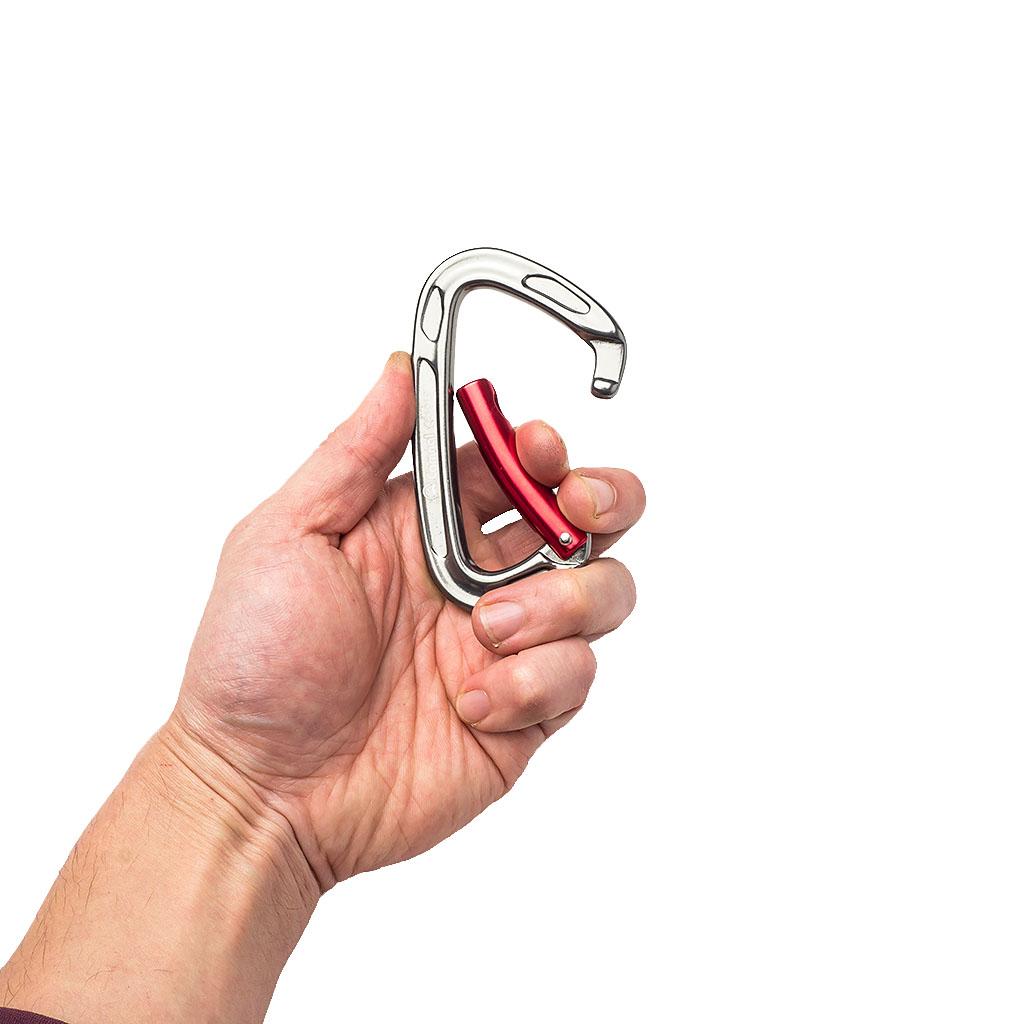Climbing Nylon Pre-sewn Eye-Eye Prusik Loop Cord Lanyard with 24KN Carabiner
