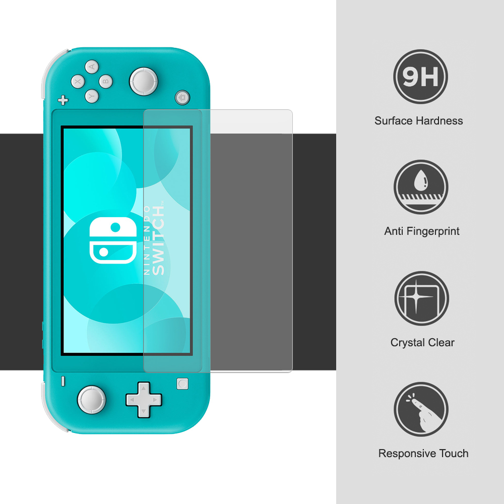 Miếng dán kính cường lực Full 2.5D cho Nintendo Switch Lite