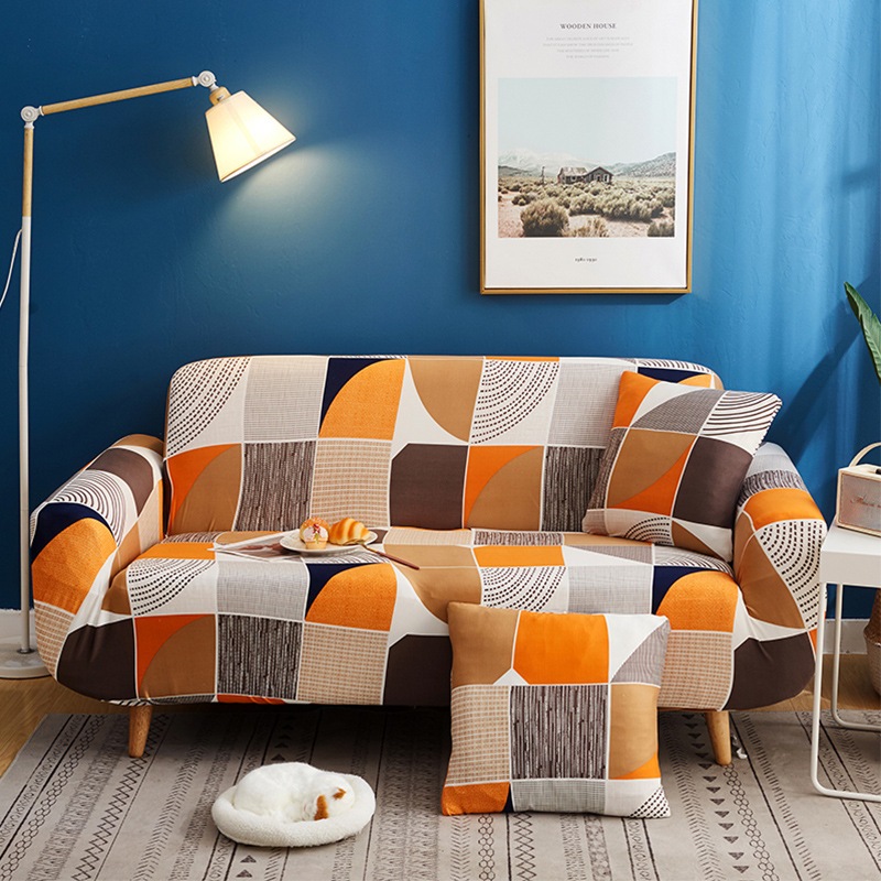 Bọc Sofa văng, sofa thuyền, bọc ghế sofa L vải thun sữa mỏng mịn.Tặng 1 vỏ gối vuông