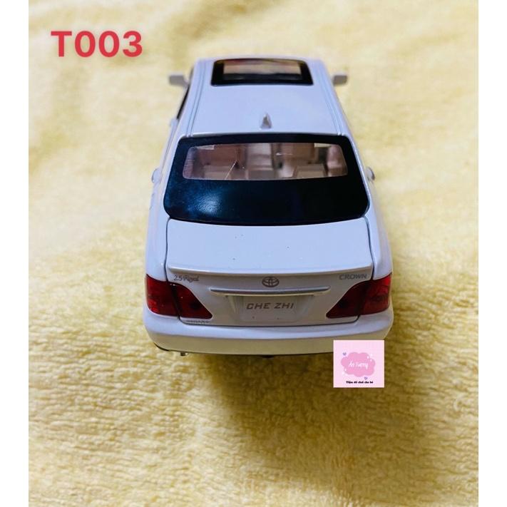 ( Xe kim loại) Xe mô hình 1:32 xe hơi TOYOTA CROWN 12 hãng CHE ZHI MODEL