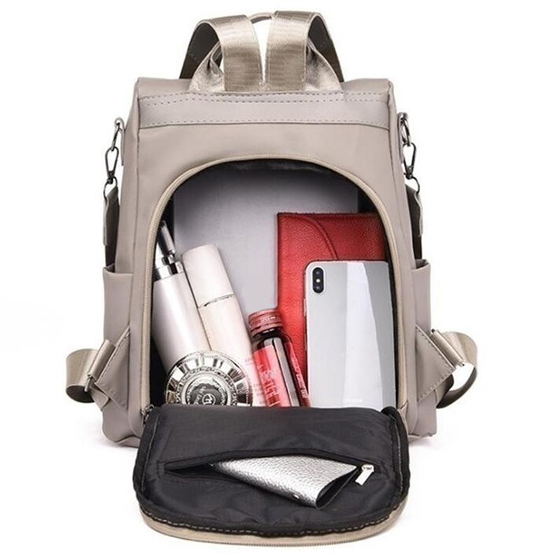 Chống Trộm Ba Lô Nữ Lưng Thời Trang Đa Năng Ba Lô Du Lịch Chống Nước Dung Tích Lớn Nữ Schoolbag
