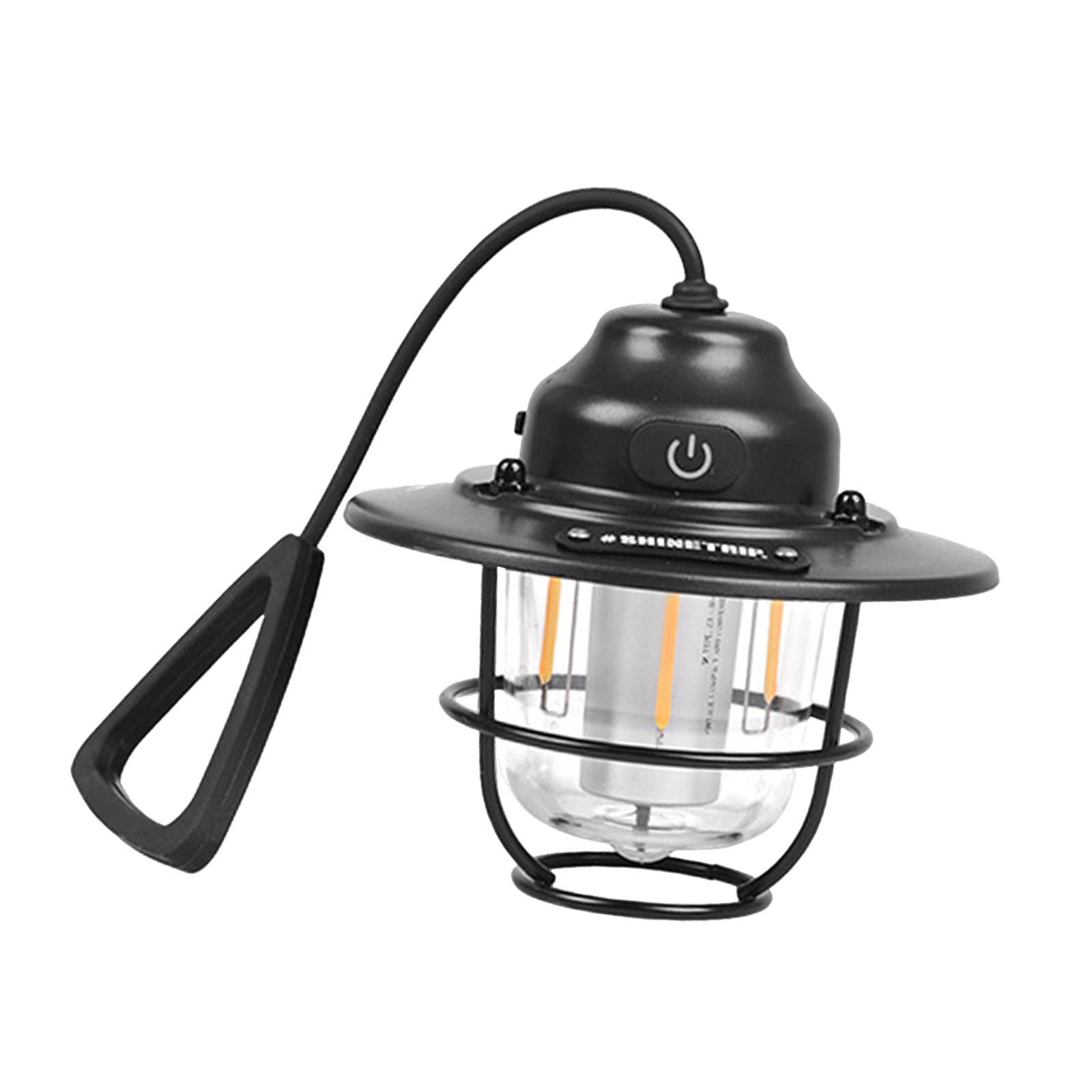 LED Camping Lantern Dimmable Rechargeable Tent Lamp for Indoor BBQ Traveling