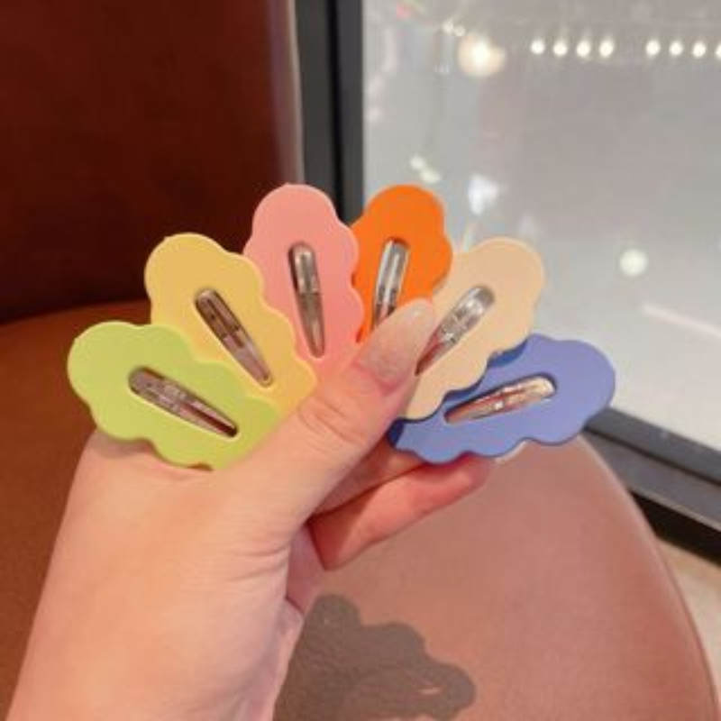 Kẹp Tóc Hình Đám Mây Màu Sắc Ngọt Ngào Cho Nữ