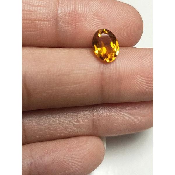 085  Đá citrine  lỗi cạnh