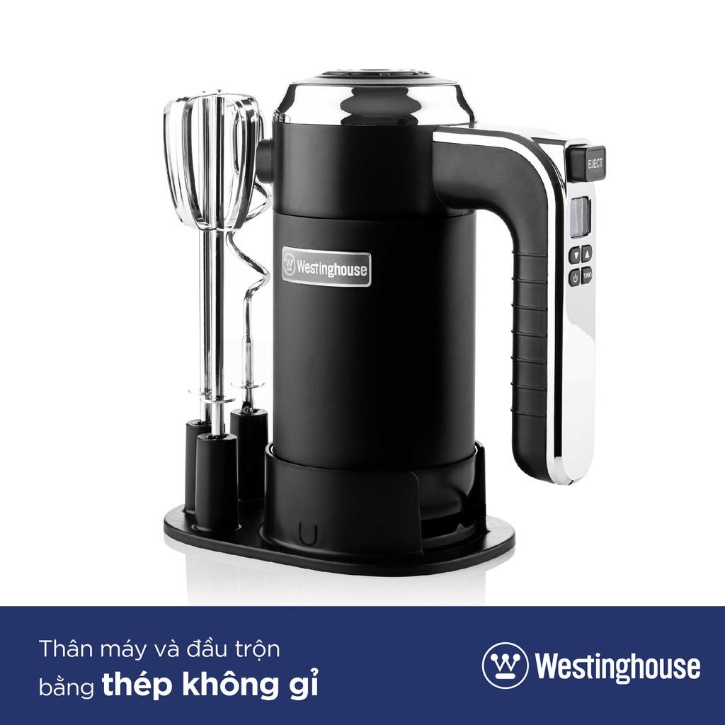 Máy Đánh Trứng, Trộn Bột Cầm Tay Westinghouse, Máy Tạo Bọt Cafe, Công Suất 350W, 6 Tốc Độ, Màn Hình Led, Nhập Mỹ