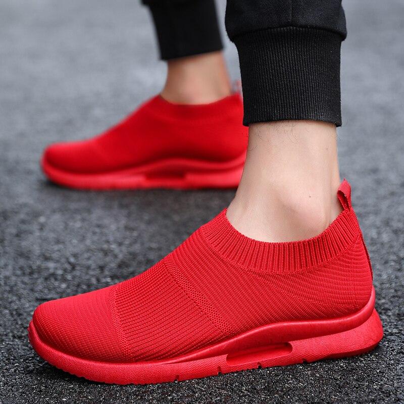 Giày chạy bộ giày phụ nữ Giày đi bộ Giày thể thao Phụ nữ thoáng khí trượt trên chiếc giày Loafer Giày nữ thông thường giày unisex giày Color: Black Shoe Size: 40