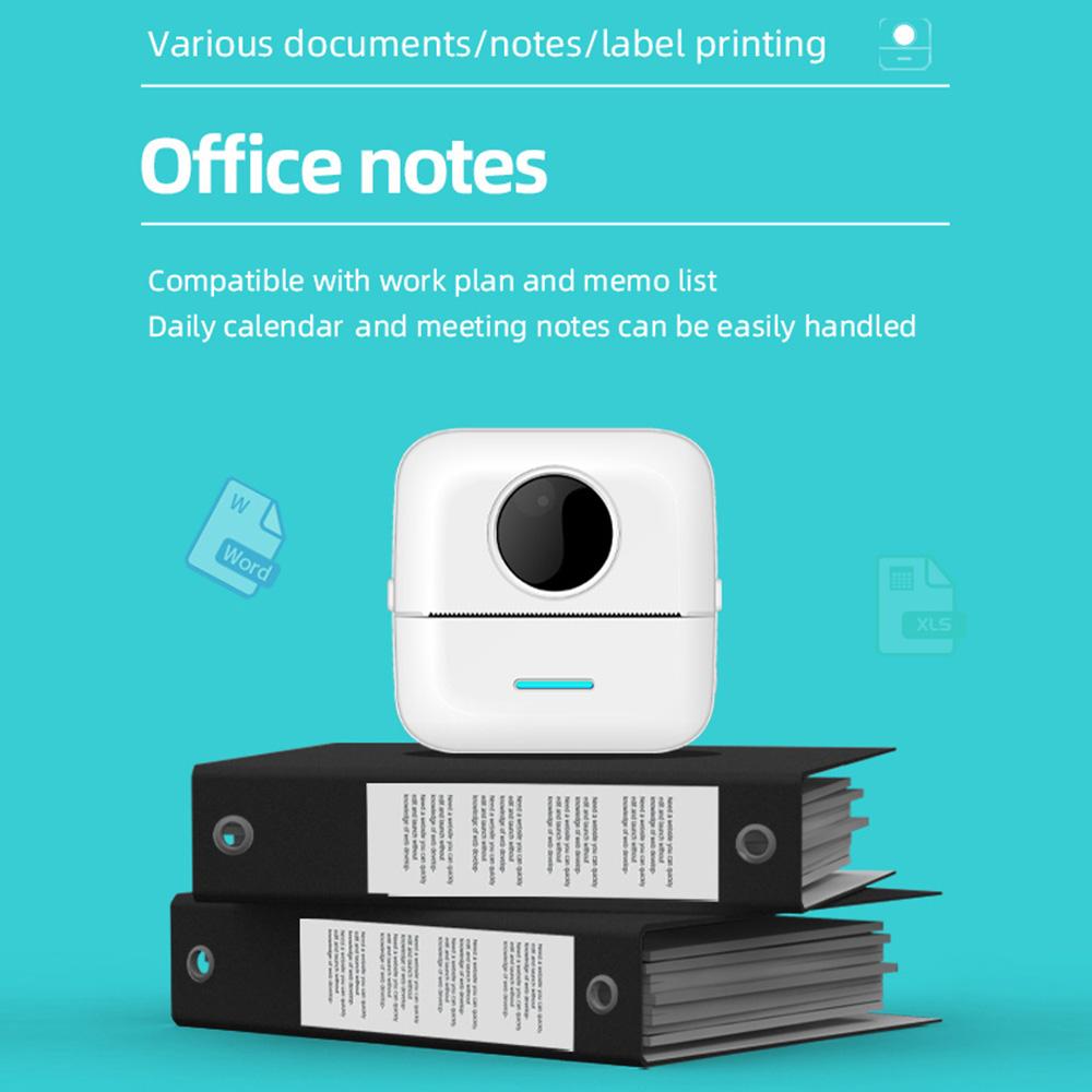 X5 Portable Mini Pocket Printer Wireless BT Thermal Printer Photo Notes Errors Memo Thermal Printer Simple Operation