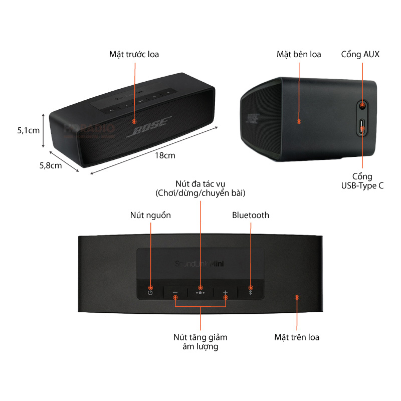 Hình ảnh Loa Bose SoundLink Mini II (2) hàng chính hãng new 100%