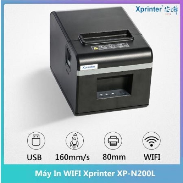 Máy In Hóa Đơn WIFI Xprinter XP- N200L Dùng Cho Điện Thoại - Hàng nhập khẩu