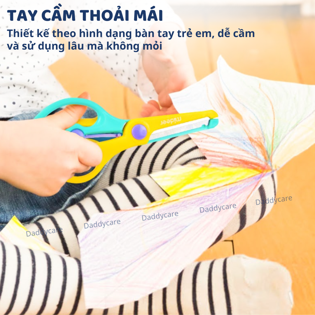 Kéo Học Sinh An Toàn Cho Bé Mideer Craft Scissors, kéo thủ công cho bé