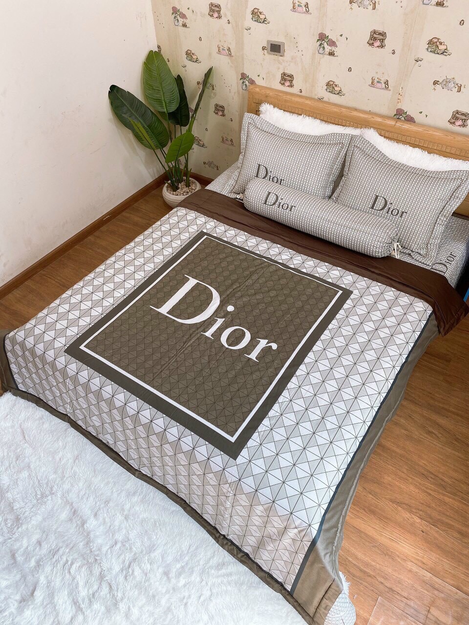 Bộ chăn ga gối Cotton siêu mát xịn sò
