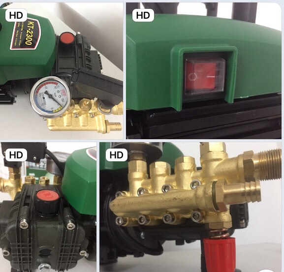 MÁY XỊT RỬA XE ÁP LỰC CAO 2300W KITAR KT2300- HÀNG CHÍNH HÃNG