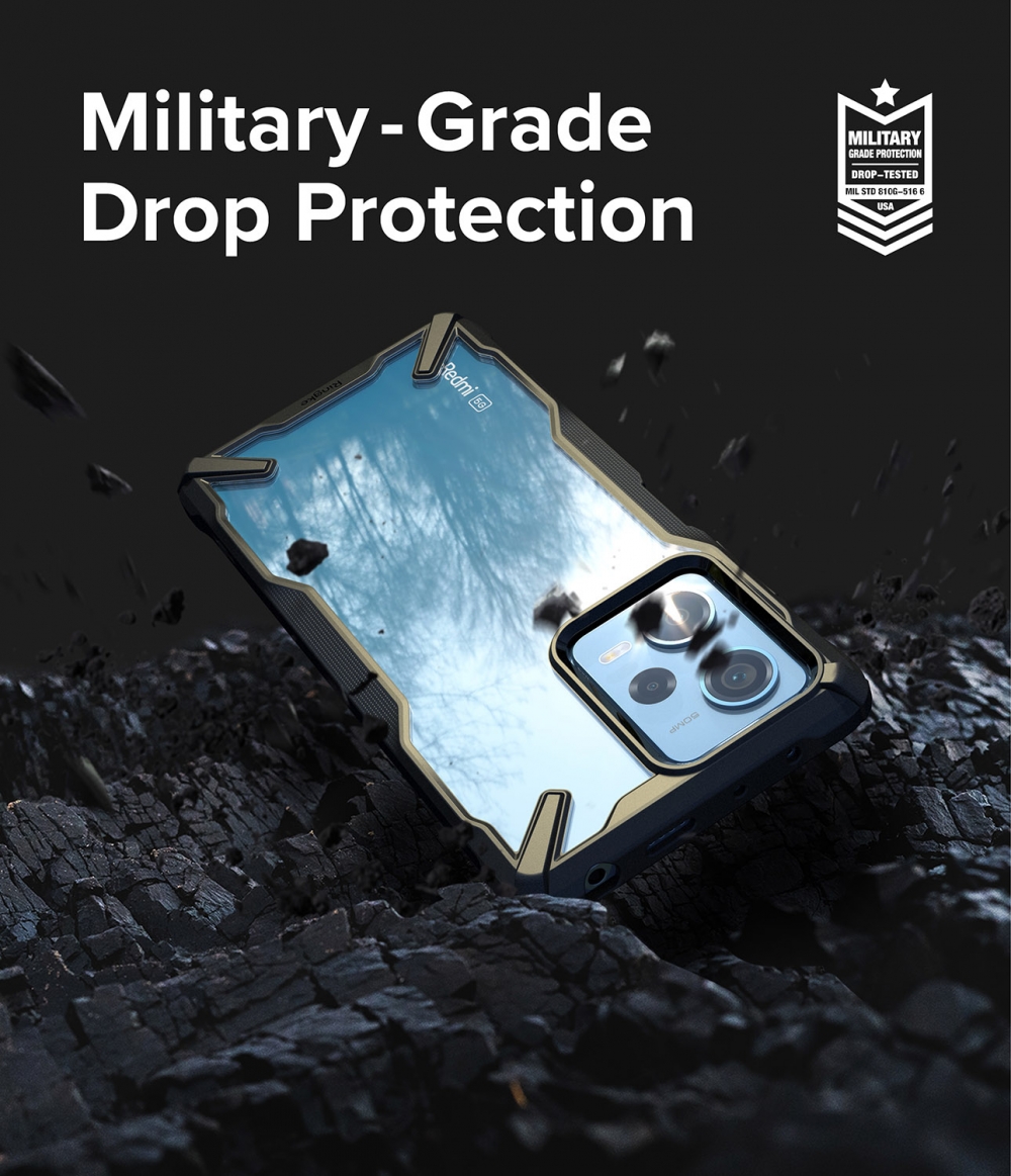 Ốp lưng dành cho Xiaomi Redmi Note 12 Pro / Poco X5 Pro RINGKE Fusion X - Hàng Chính Hãng