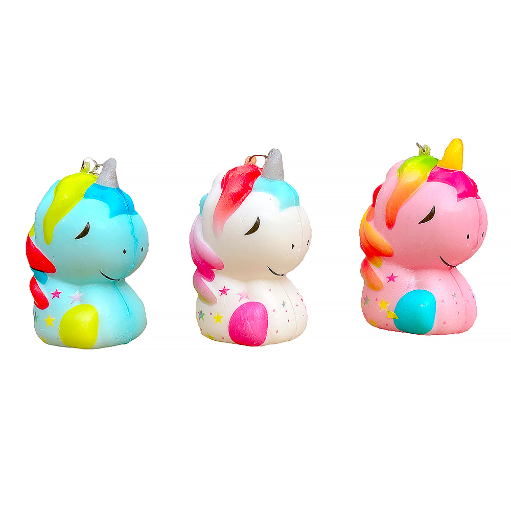 Squishy Unicorn , squishy pony , squishy chậm tăng , squishy ngựa pony ú ù xinh xắn kiểu dáng nhỏ nhắn - Giao màu ngẫu nhiên - Tặng kèm dây treo móc khoá