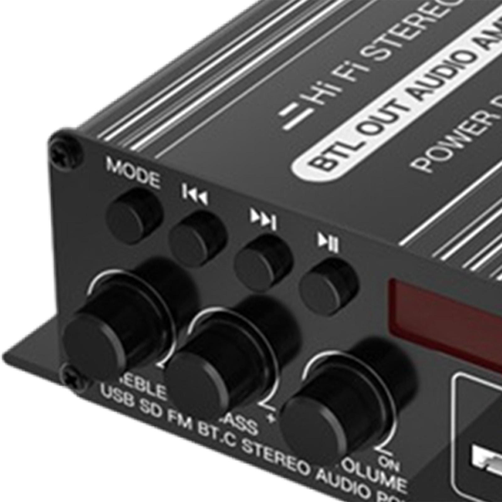 2 Channel Car Amplifier MP3 Ape   WMA Format DC 12V Amp for Mobile Phone