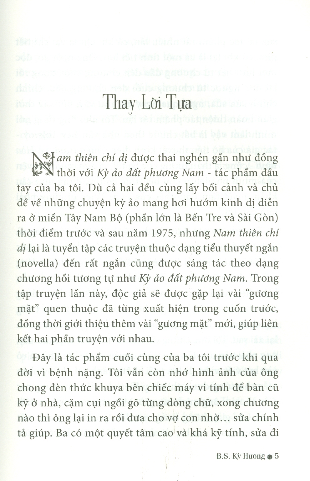 NAM THIÊN CHÍ DỊ - Truyện dị thường - BS. Kỳ Hương – Nxb Tổng hợp Tp Hồ Chí Minh