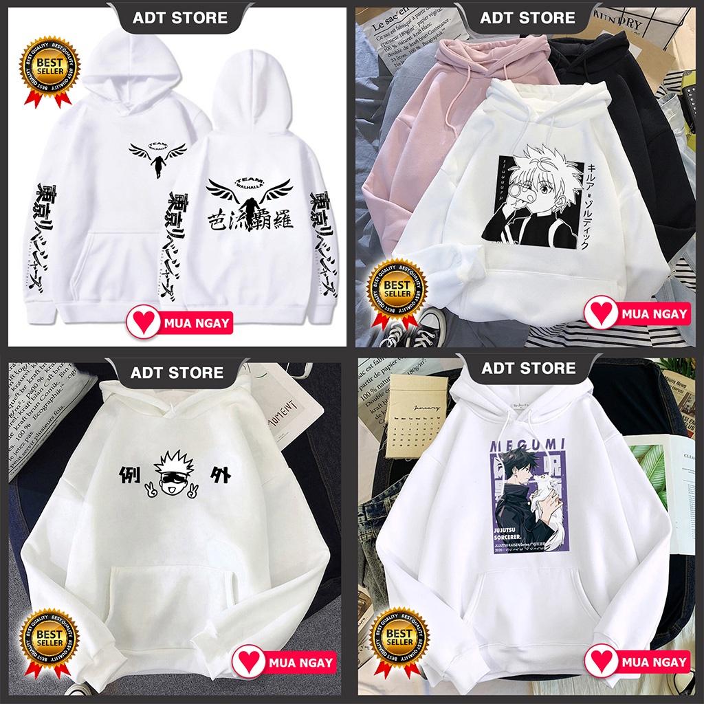 BST Áo Hoodie in hình ANIME JUJUTSU KAISEN - Tokyo Revengers Valhalla - My Hero Academia độc chất nhiều mẫu HOT