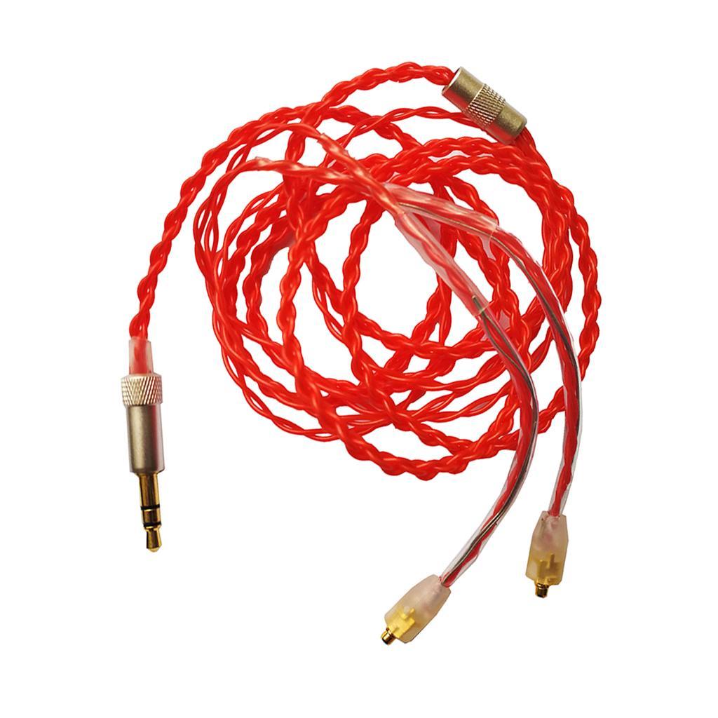 For Shure SE215 SE535 UE900 Earphones Replacement Upgrade Cable Audio Cord Exchange Hifi Headphone Extension Cable
