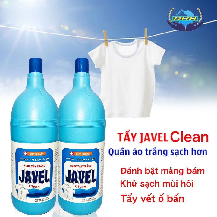 javel tẩy trắng quần áo hiệu quả 1000ml