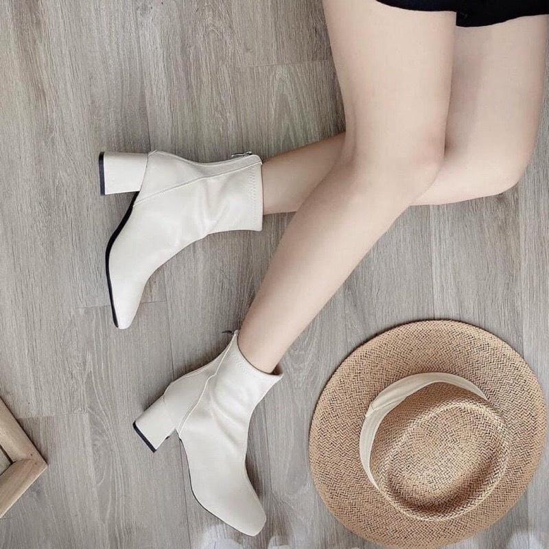 Giày bốt 7p khóa bắp cao cấp