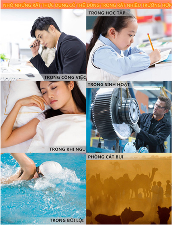 5 Cặp Nút bịt tai chống ồn 3M 1290