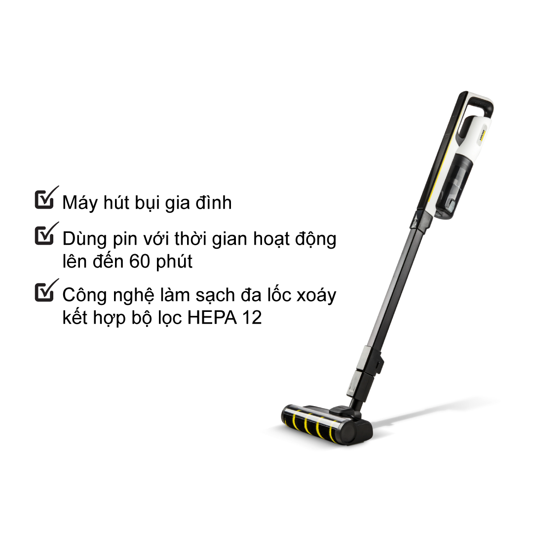 Máy Hút Bụi Cầm Tay Karcher VC 4s - Hàng Chính Hãng