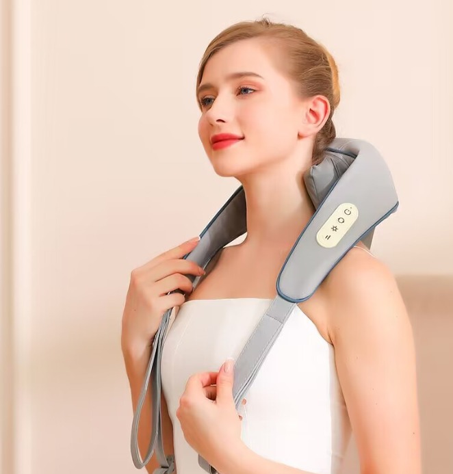 Máy Massage Cổ Vai Gáy 6D - Kỹ Thuật Massage Trị Liệu Số 8, Cải Thiện Sức Khỏe Tổng Thể 20X11Cm