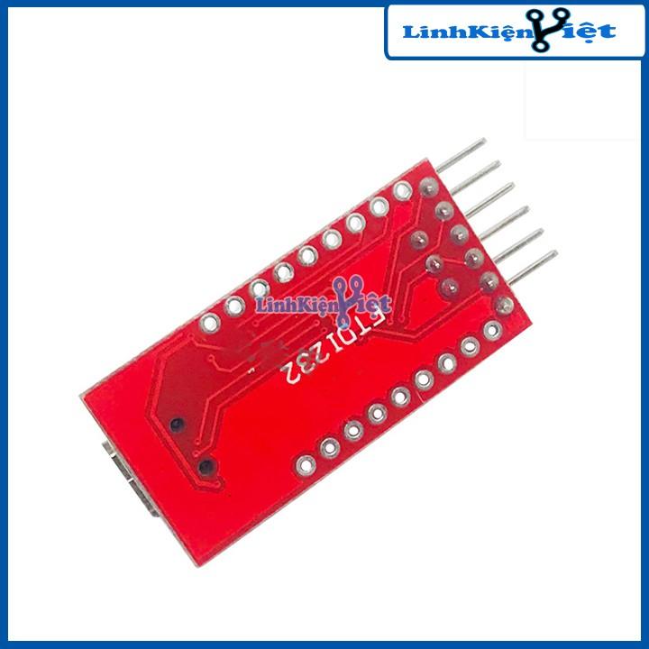 Module USB TO COM FT232 RL 3V3 - 5V - Đỏ