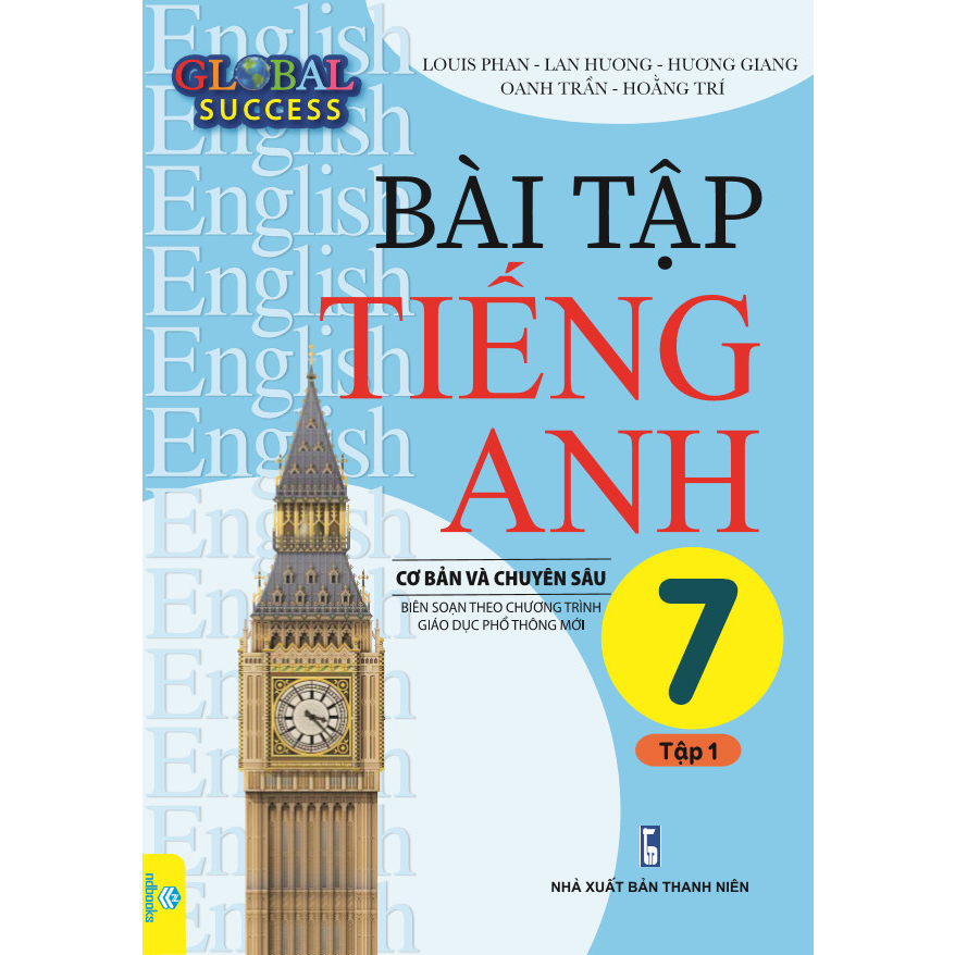 Sách - Bộ 2 cuốn Bài Tập Tiếng Anh 7 Cơ Bản Và Chuyên Sâu (Biên soạn theo chương trình GDPT mới Global Success) - ndbooks