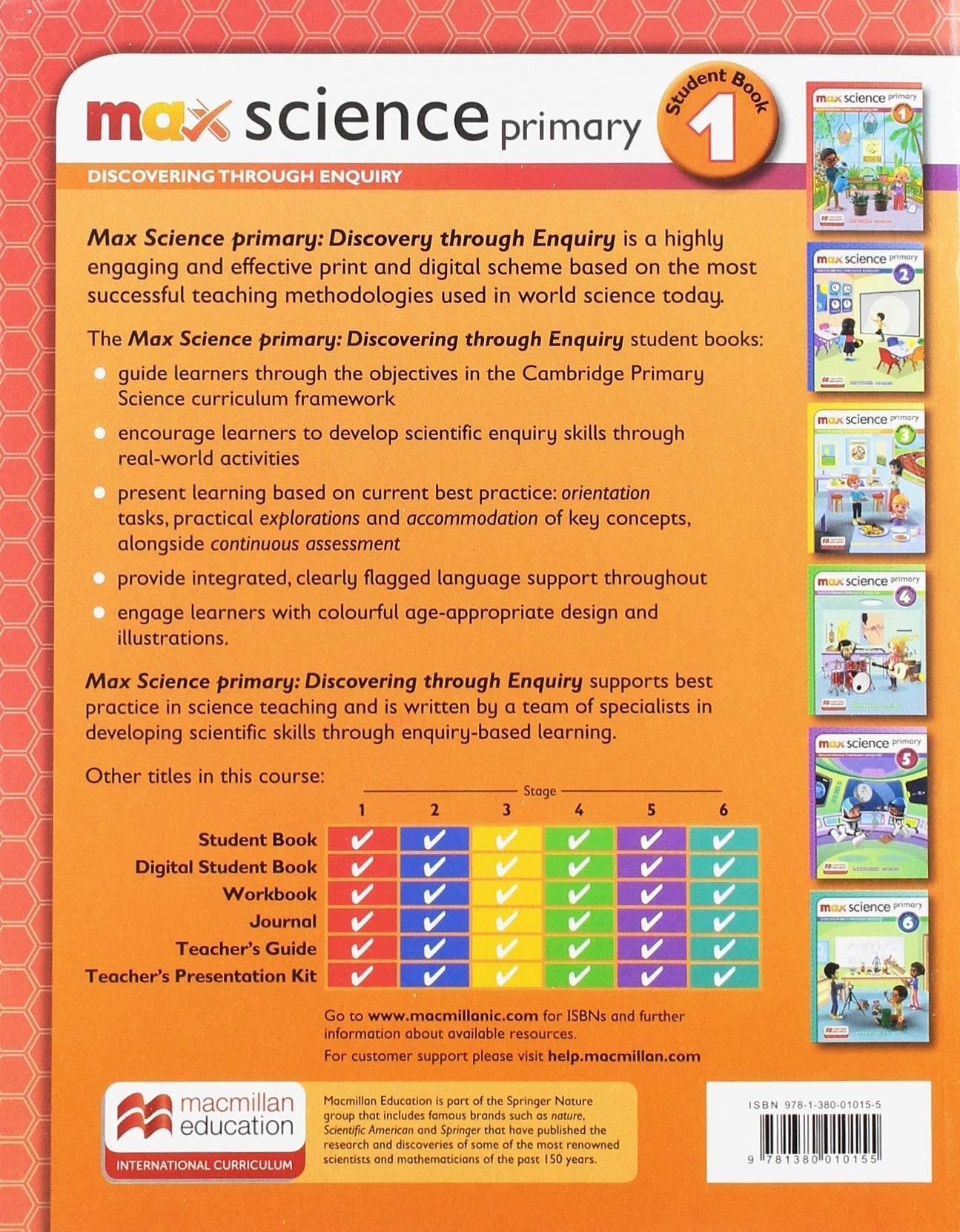 Sách ngoại văn: Max Science Primary Student Book 1: Discovering Through Enquiry