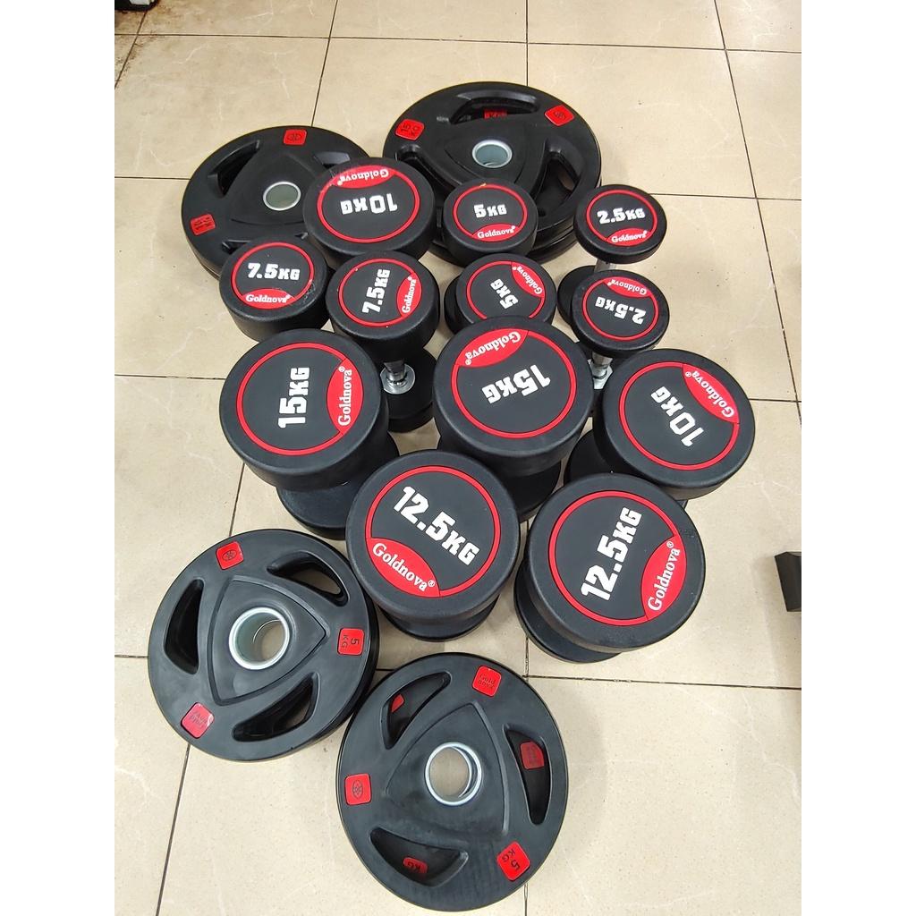 Tạ tay đúc liền Goldnova loại 7.5kg quả
