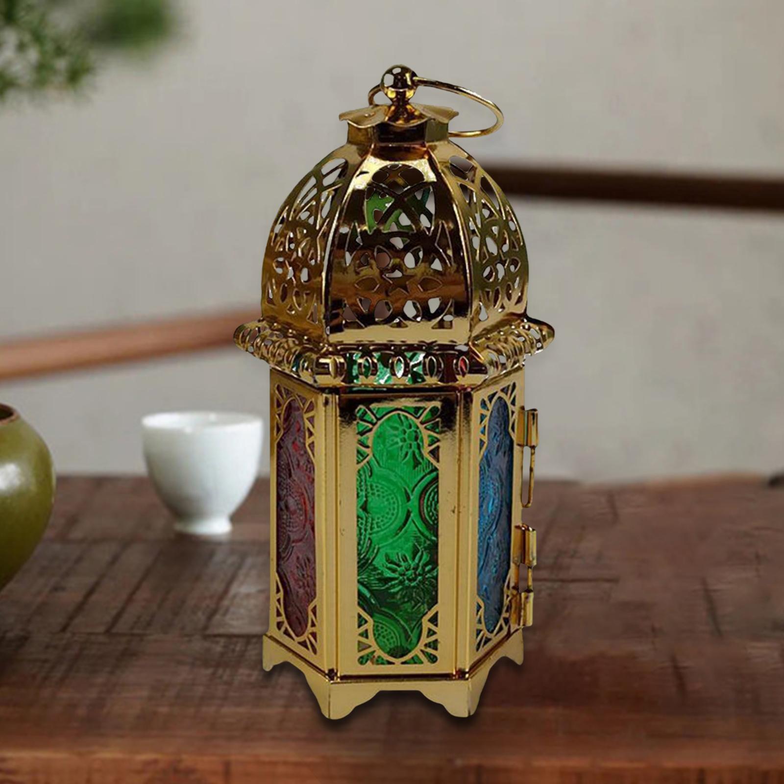 Vintage Style Candle Lantern Lamp  Party Desk Home Decor Gifts